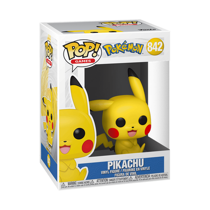Pokémon POP! Games Vinyl Figure – Pikachu Sitting – 9 cm