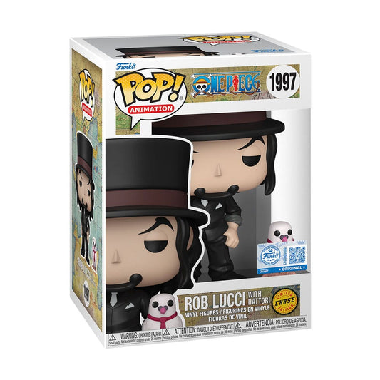One Piece POP! & Buddy Animation Vinyl Figures – Rob Lucci with Hattori (Chase, heo Exclusive Edition) – 10 cm