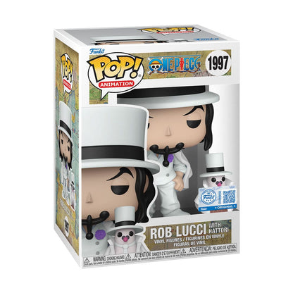 One Piece POP! & Buddy Animation Vinyl Figures – Rob Lucci with Hattori (heo Exclusive Edition) – 10 cm