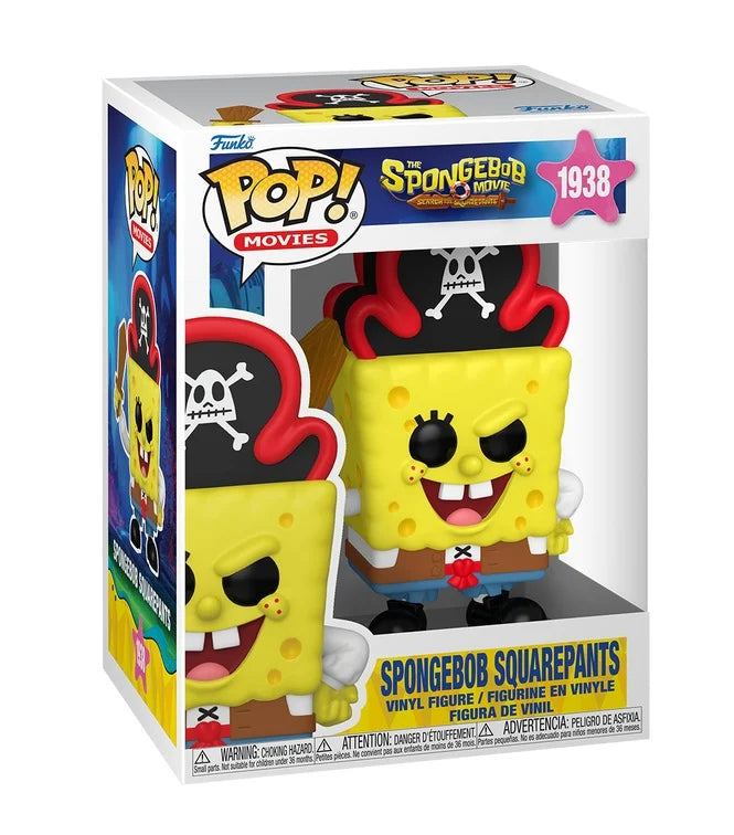 The SpongeBob Movie POP! Movies Vinyl Figure – Bob (Pirate) – No. 1938