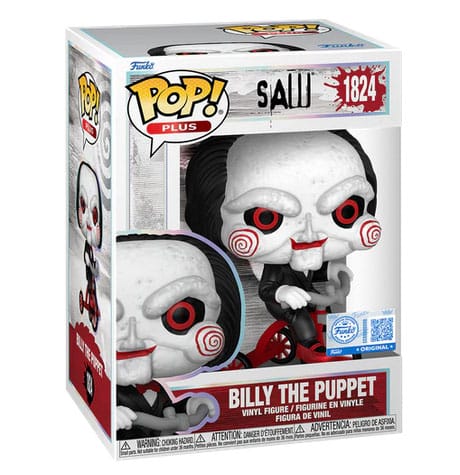 Saw POP! Vinyl Figure – Billy on Tricycle (Exclusive Edition) – 9 cm