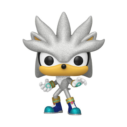 Sonic the Hedgehog POP! Games Vinyl Figure – Silver the Hedgehog (FL) – 9 cm
