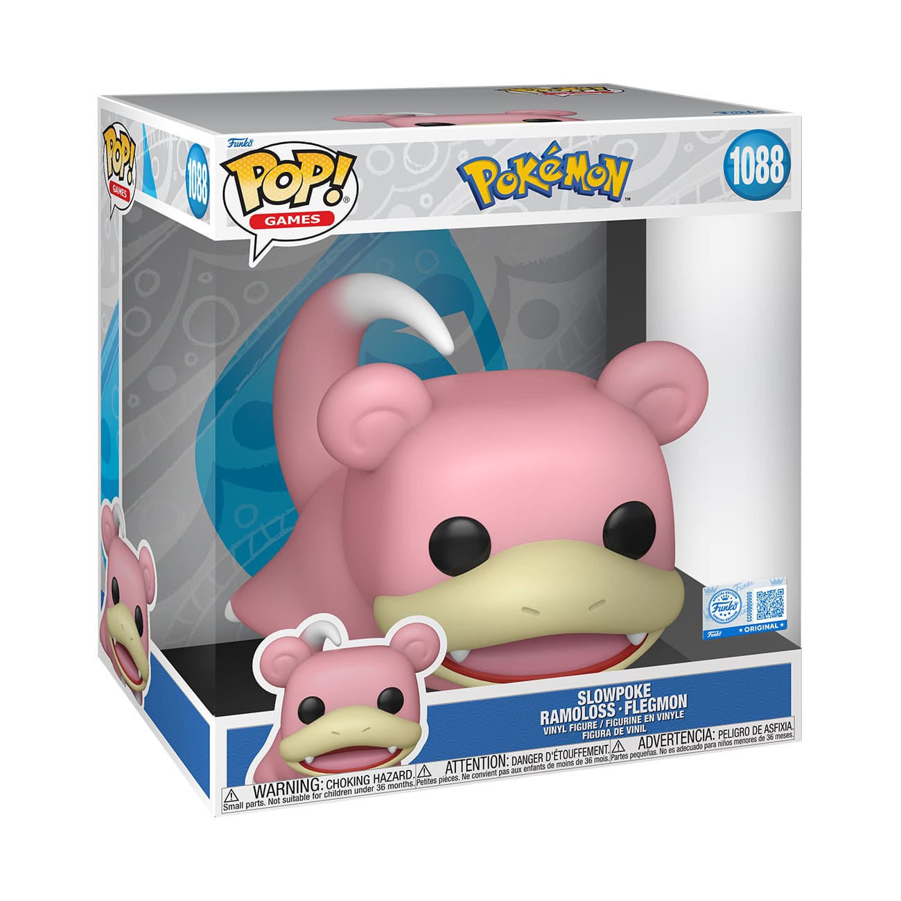 Pokémon Jumbo Super Sized POP! Vinyl Figure – Slowpoke – 25 cm