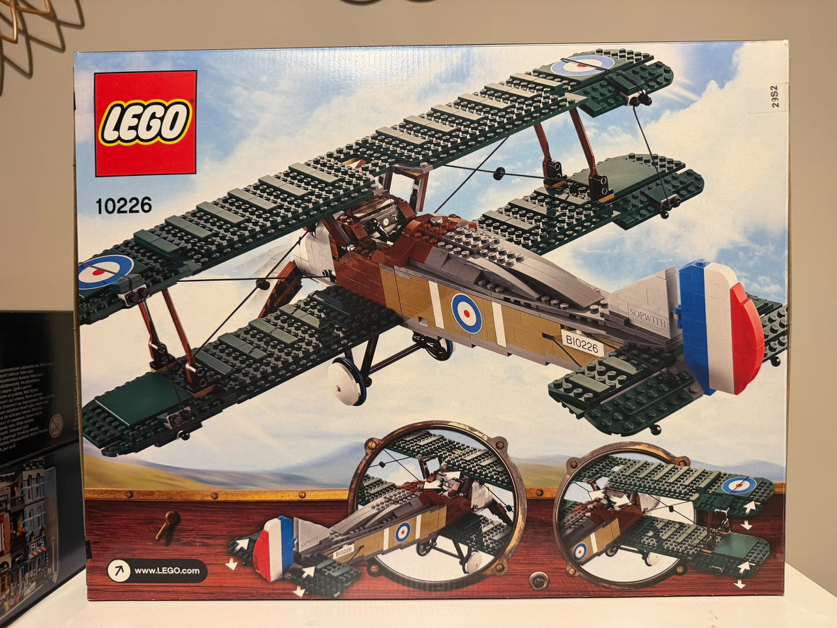 LEGO Sopwith Camel 10226 achterkant doos
