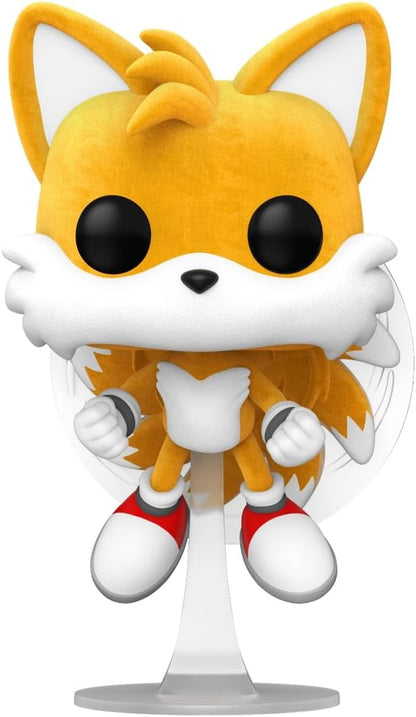 Sonic The Hedgehog POP! Games Vinyl Figure – Tails (Flying) (Flocked) Chase – 9 cm