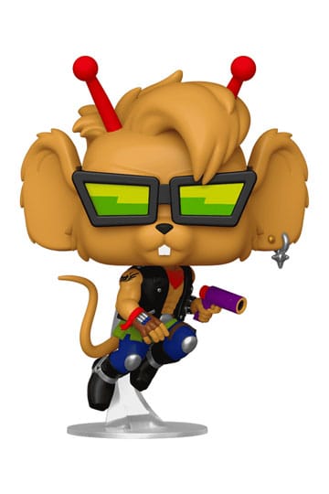 Biker Mice From Mars Pop! Animation Vinyl Figure – Throttle (Biker Mice From Mars) – 9 cm