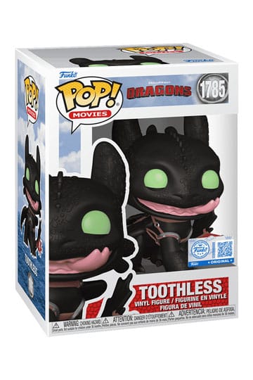 How to Train Your Dragon POP! Vinyl Figure – Toothless w/Tongue – 9 cm