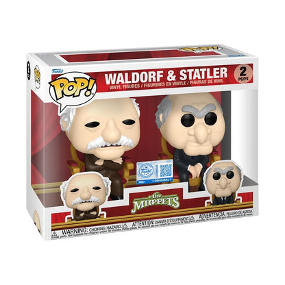 MUPPETS – POP! TV Vinyl Figure – 2-Pack Waldorf &amp; Statler – 9 cm